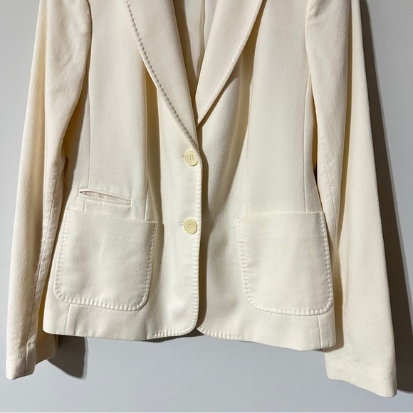 Talbots Women’s Blazer Jacket – Size 6 – Cream White Wool Blend - Picture 6 of 6